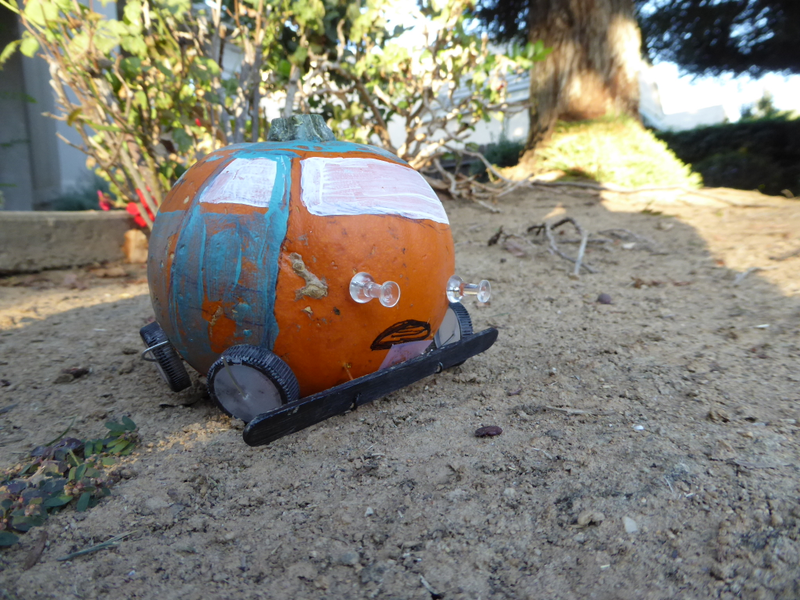 Illustration for article titled How about a Pumpkin Panel Van for Halloween?